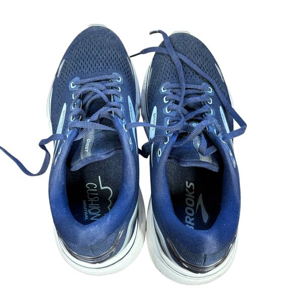 Brooks Ghost 15 Navy Running Shoes Diabetic Certified Size 8 - Picture 9 of 11